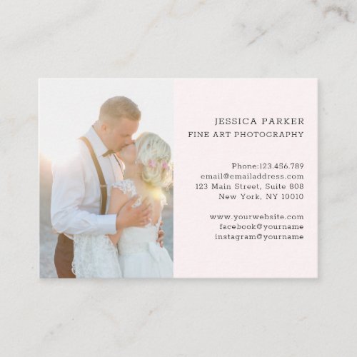 Customer specific photo photograph  business card