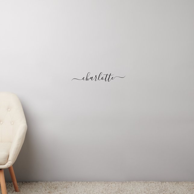 Customer specific simpel name Wandaufkleber Wall Decal (Living Room 2)