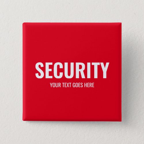 Customer Text  Design Security Template Red Button