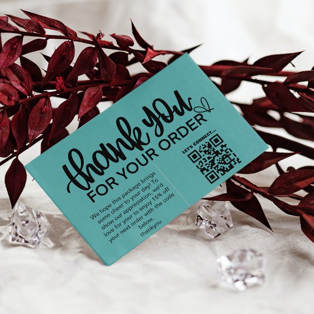 Customer Thank You Package Insert QR Code Coupon (Creator Uploaded)