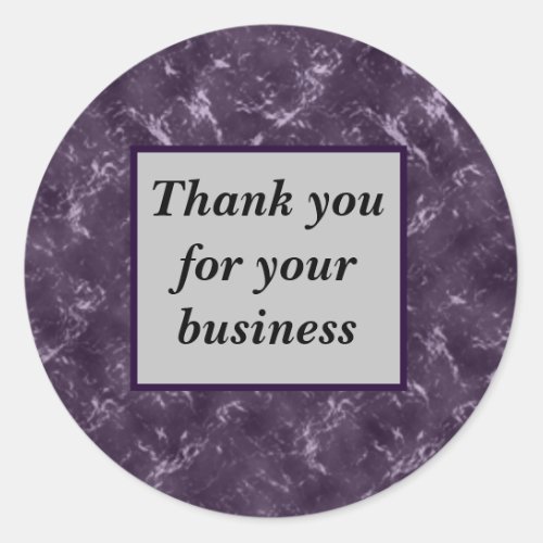 Customer Thanks Professional Thank You Business Classic Round Sticker
