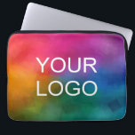 Customer Upload Your Logo Add Text Here Template Laptop Sleeve<br><div class="desc">Customer Upload Your Logo Here Add Text Template Modern Elegant Simple Neoprene Laptop Sleeve 13 inch.</div>