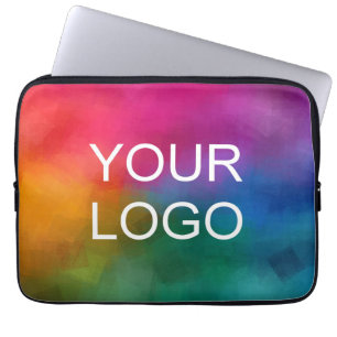 Customer Upload Your Logo Add Text Here Template Laptop Sleeve