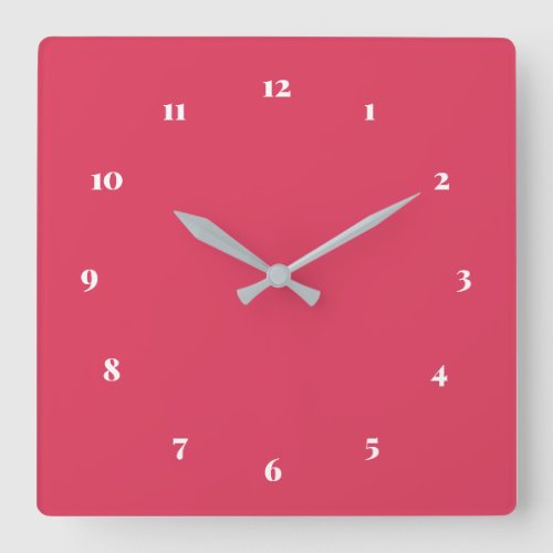 CustomFont Numbers Colors Your Design Wall Clock