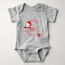personalised christmas baby clothes