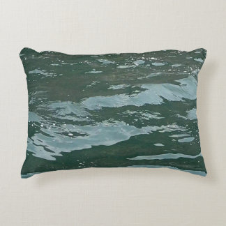 Customisable Azure Oceans Abstract Sea Water Coast Accent Pillow