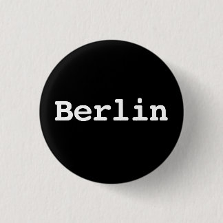 Customisable Berlin Typography Button
