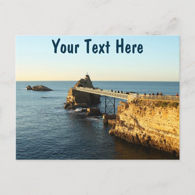 Customisable Biarritz, France Postcard (Front)