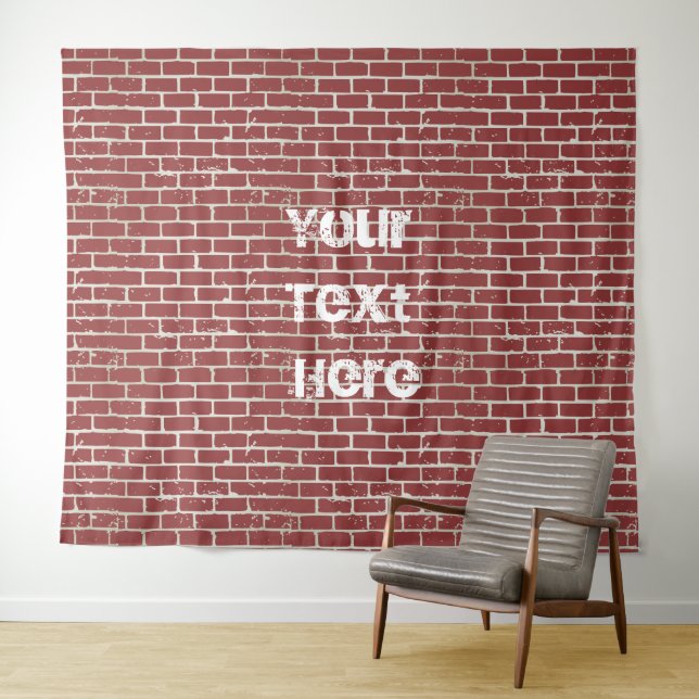 Customisable Brick Wall Backdrop Background (In Situ (Horizontal))