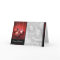 Customisable Christmas Card Template - Red Baubles