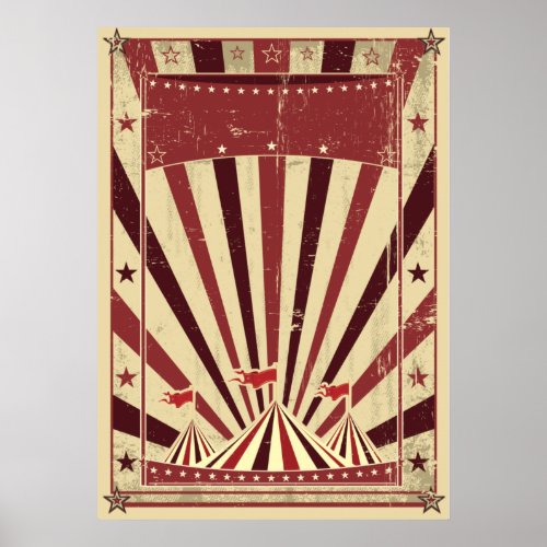 Customisable Circus Poster