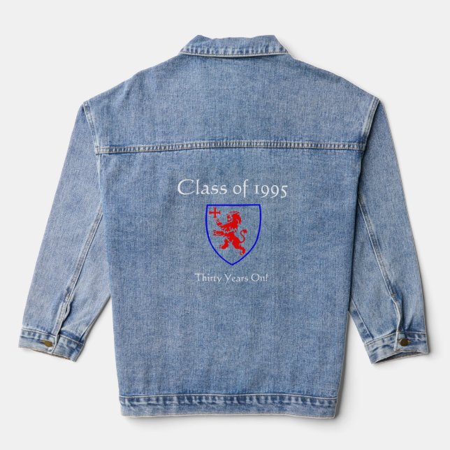 CUSTOMISABLE Class of 1995 Denim Jacket (Back)