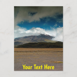 Customisable Cotopaxi volcano, Ecuador Postcard