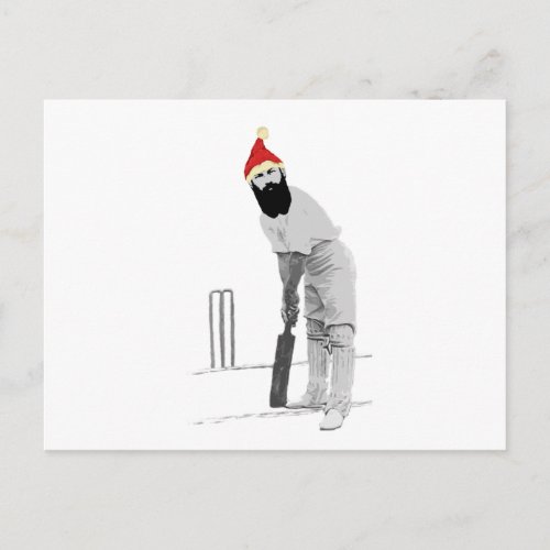customisable cricket christmas gift ideas holiday postcard