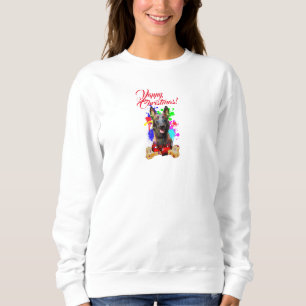 Customisable Cute Malinois Dog Yappy Christmas Sweatshirt