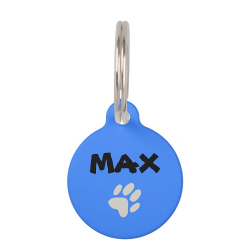 Customisable cute pet ID tag