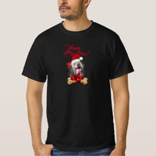 Customisable Cute Weimaraner Dog Yappy Christmas T-Shirt