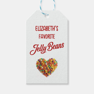 Customisable Favorite Jelly Beans Gift Tags