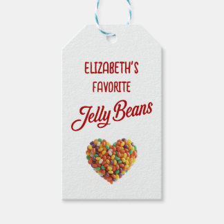Customisable Favorite Jelly Beans Gift Tags