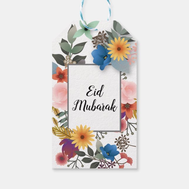 CUSTOMISABLE FLORAL DESIGN TAG (Back)