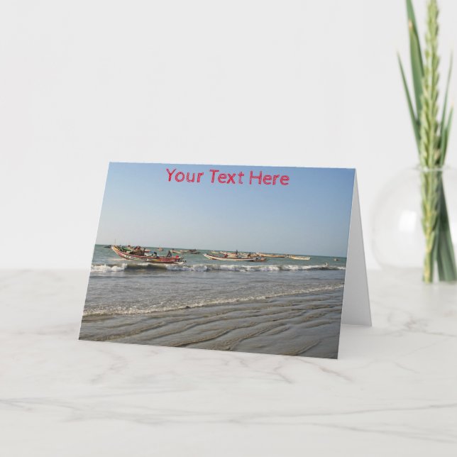 Customisable Gambia Card (Front)
