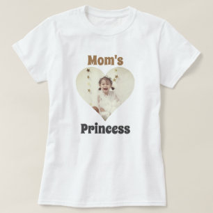Customisable heart photo princess T-Shirt