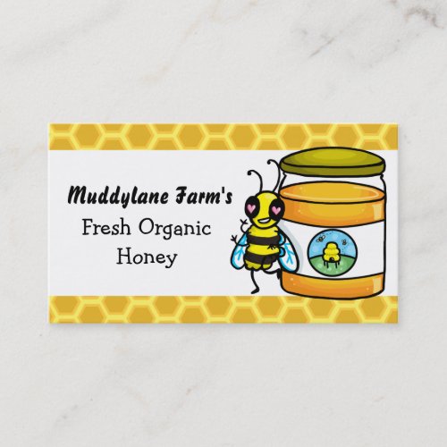 Customisable HoneyBee Buisness Business Card