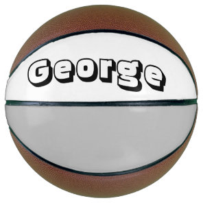 Customisable named basketball