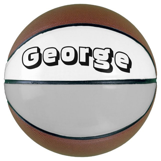 Customisable named basketball (Front)