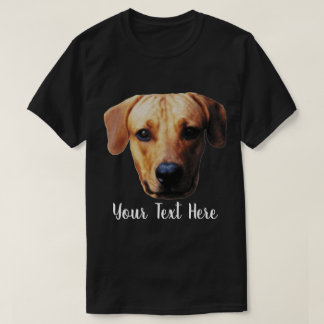 Customisable Photo Dog Face T-Shirt