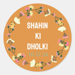 Customisable stickers for dholki