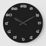 Customisable Thai Numbers Wall Clock