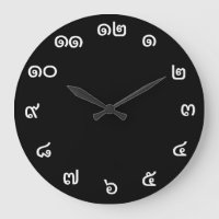 Customisable Thai Numbers Wall Clock