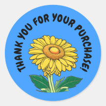 Customisable Thank You Appreciation Sunflower