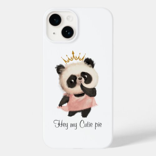 Customise cute panda phone case for her 