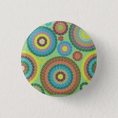 Customised cute concentric circle kids button