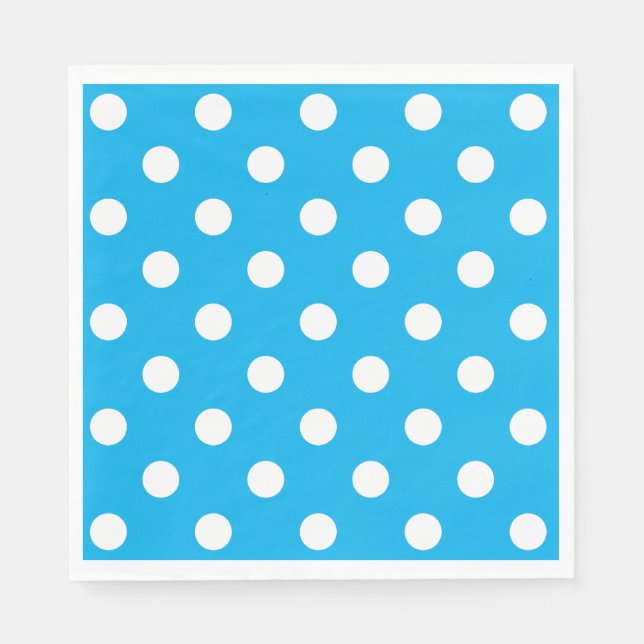 Customised cute polka dots  napkins (Front)