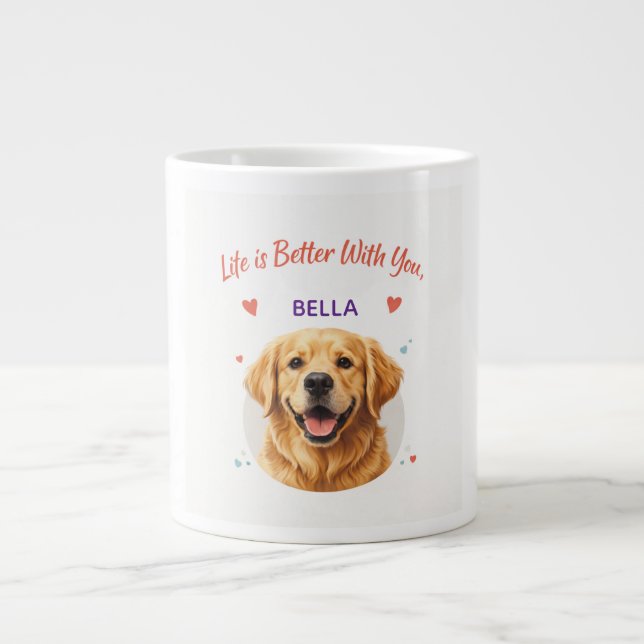 Customised Dog Name mug for your loved ones (Front)