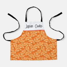 Customised orange yellow lemon pattern kids
