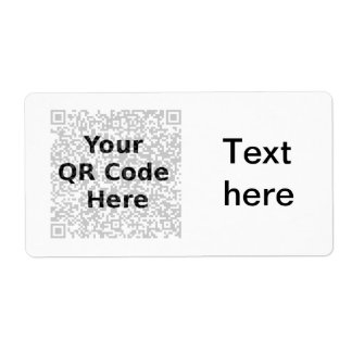 Customised QR Label