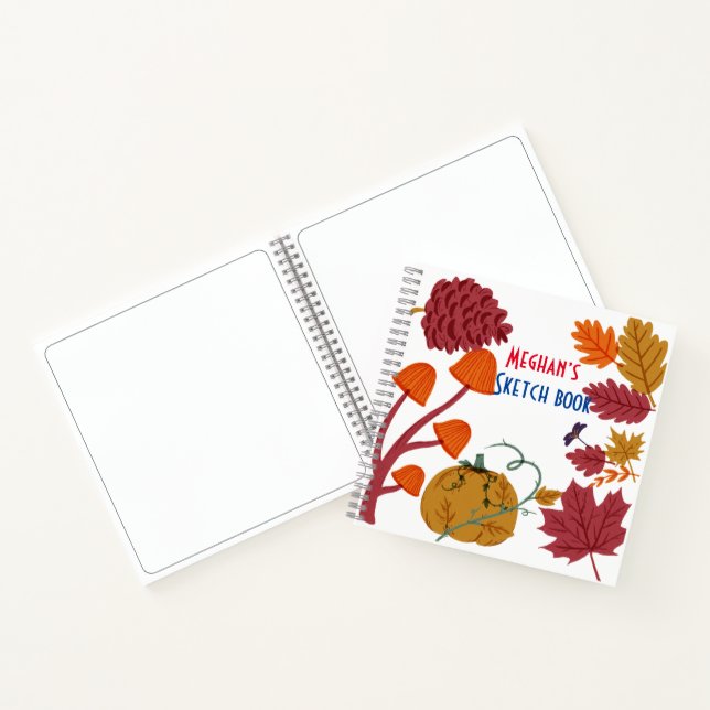 Customised sketchbook notebook (Inside)