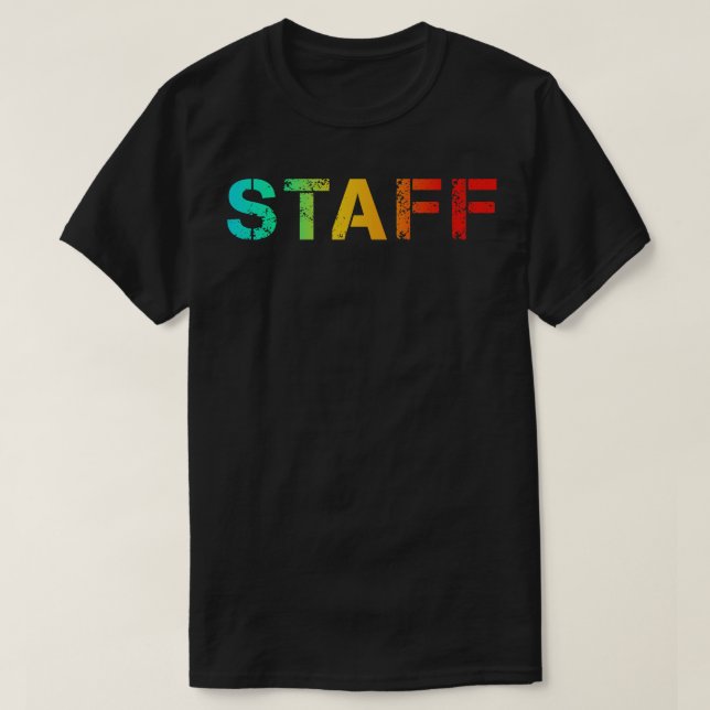 Customised Staff Collection T-Shirt (Design Front)