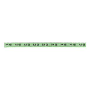 Customised Your Own Brand Logo GreenColour Ribbon
