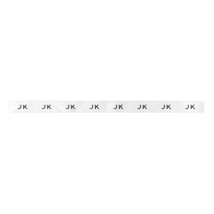 Customised Your Own Brand Logo WhiteColour Ribbon 