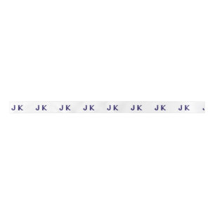 Customised Your Own Brand Logo WhiteColour Ribbon 