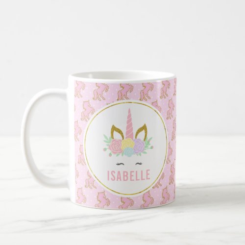 Customizabele Unicorn Hot Chocolate Mug for Kids