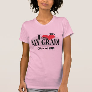 CustomizabIe Love My Grad Template T-Shirt