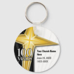 Customizable 100 Year Church Anniversary Keychain at Zazzle