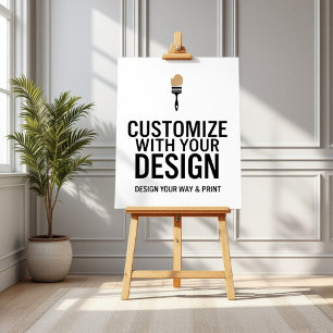 Customizable 16x20" Blank Event Display Sign
