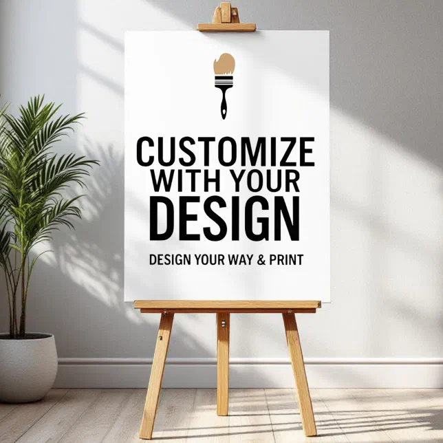 Customizable Display Sign Customizable 18x24